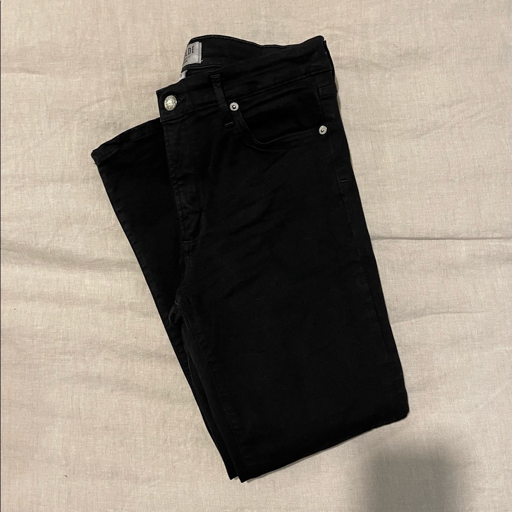 Agolde Filter Free Black Skinny Jeans